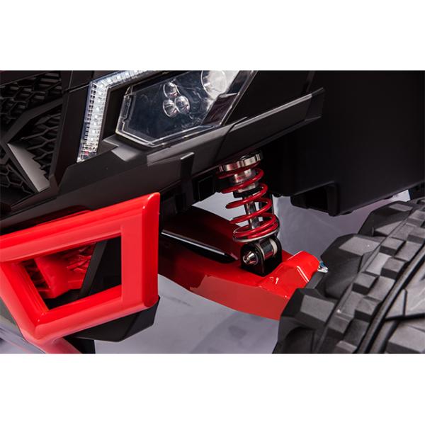 PP plástico 2 asientos 4 ruedas luz de música niños UTV Ride On Car juguete con batería 12V10AH