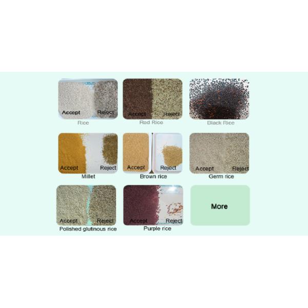 Sortisseur optique de graines de mil