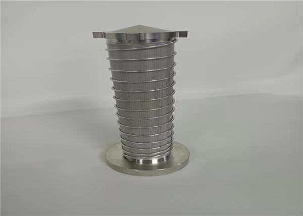 High Efficiency 304l Stainless Steel Pleated Filter Cartridge Long Service Life