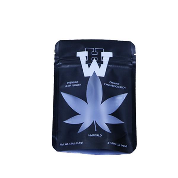 Matte Black Stand Up Aluminum Foil Zipper Zip Lock Bag Package Pouch Packaging Mylar Bag