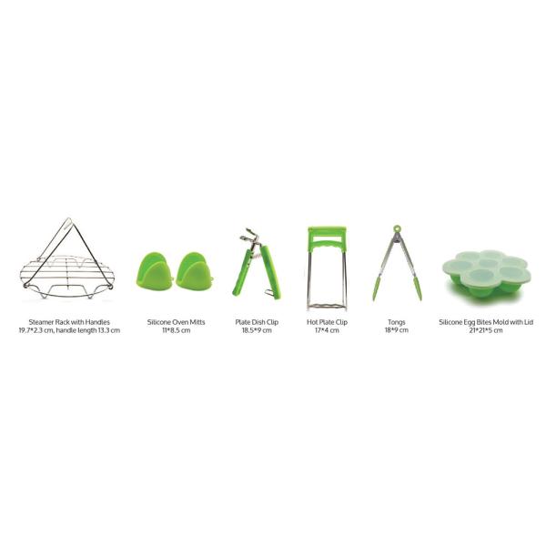 Microwave Silicone Kitchen Utensils FDA Multifunction Stainless Steel Food Steamer Insert