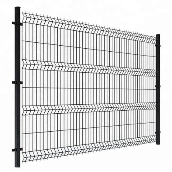 Commercial Galvanized Steel Welded Curved 3D Garden V Folds Welded Wire Mesh Fence