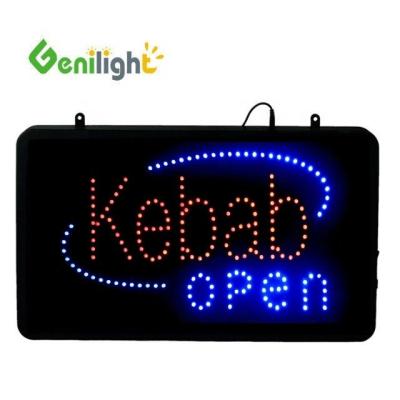 Indoor Advertising 56*33cm RGB LED Moving Open Sign with Long Lifespan from Original