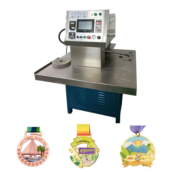 Fully Automatic Casting Machine with ZInc Alloy Mountaineering Medal Centrifugal Casting Equipment