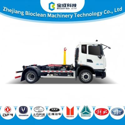 Diesel 17m3 10.5ton Detachable Garbage Truck Refuse Collection Hooklift Truck
