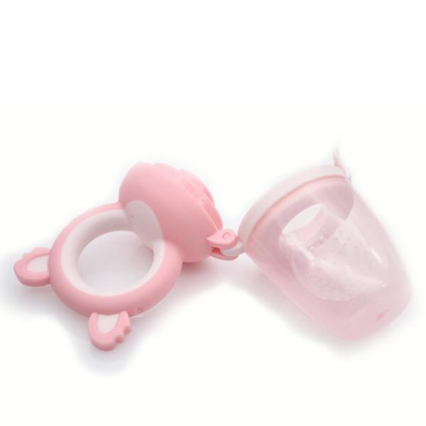 Tapered Type Baby Silicone Products Eco Friendly Infants Fruit Feeder Pacifier