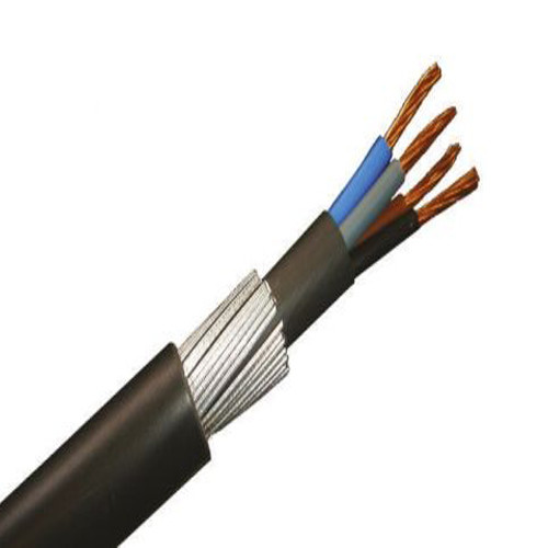 0.6/1KV 5x4mm2 Copper CONDUCTOR SWA steel wire PVC insulated power cable with PE jacket