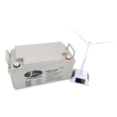 Rechargeable SMF 12V65ah 650A Gel Lead Acid Batteries For Solar System