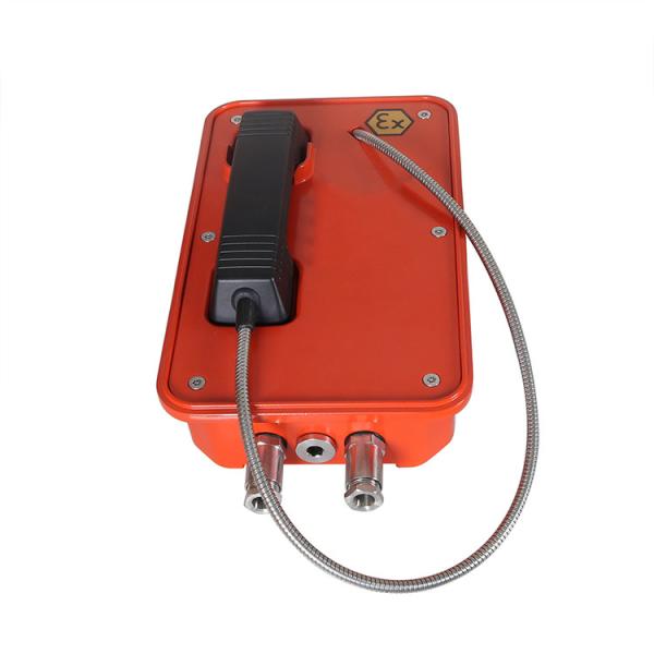 Parede que monta o telefone à prova de intempéries industrial IP67 com tipo da segurança intrínseca
