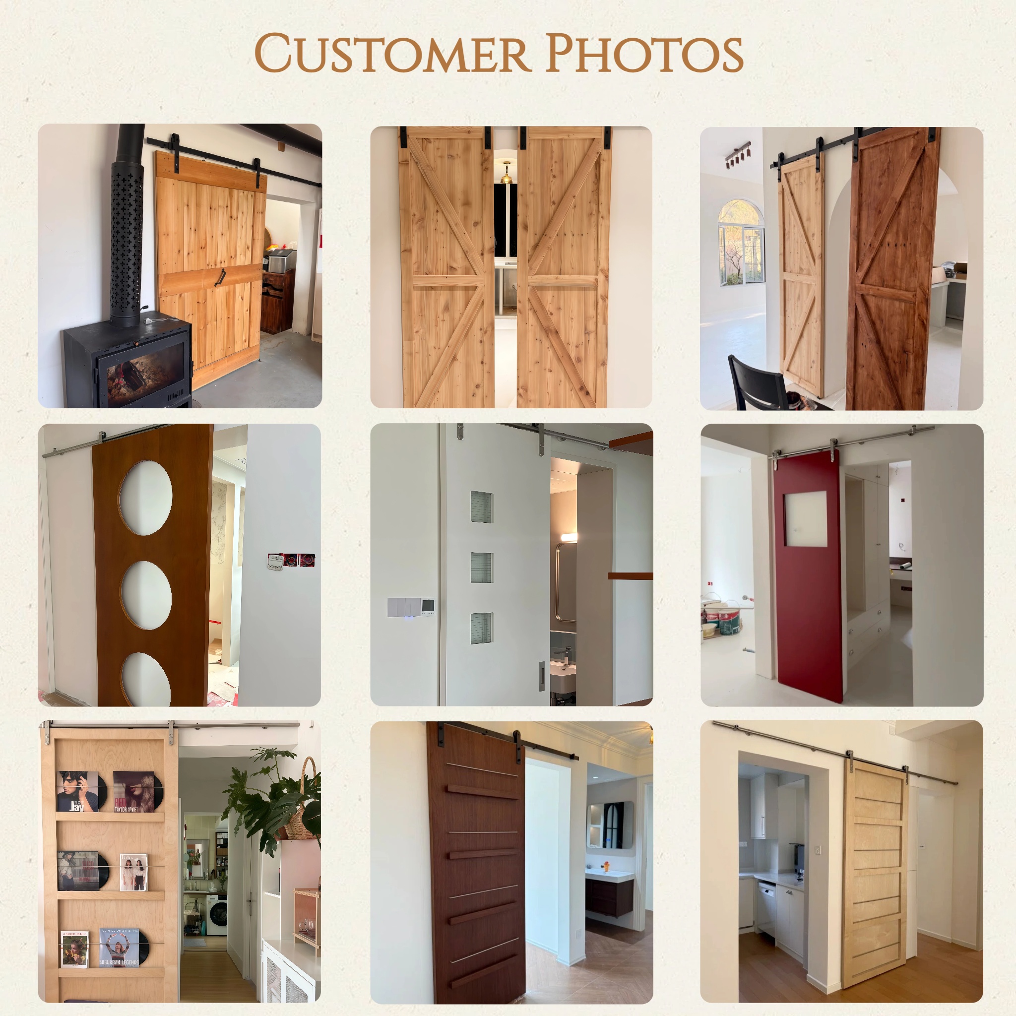 Modern Design Solid Wood Interior Door with Finished Surface and Customized Size for Apartment Projects
