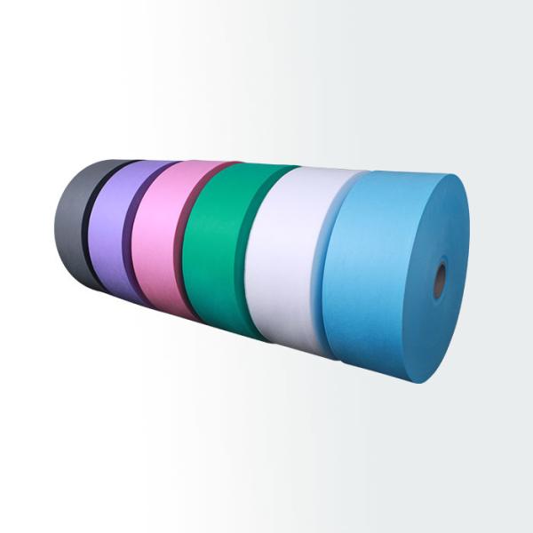 Tela de tecelagem não macia colorida da máscara protetora dos PP Spunbond 3ply para produtos médicos
