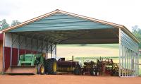 Edifícios de armazenamento de aço à prova de intempéries para equipamentos agrícolas de tratores