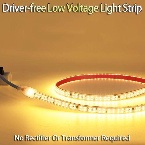 LED Waterproof Light Strip Low Voltage 12V Underwater Outdoor Light Strip 24V Underwater Light Strip Self-Adhesive Fish Tank Fish Pond Soft Light Strip