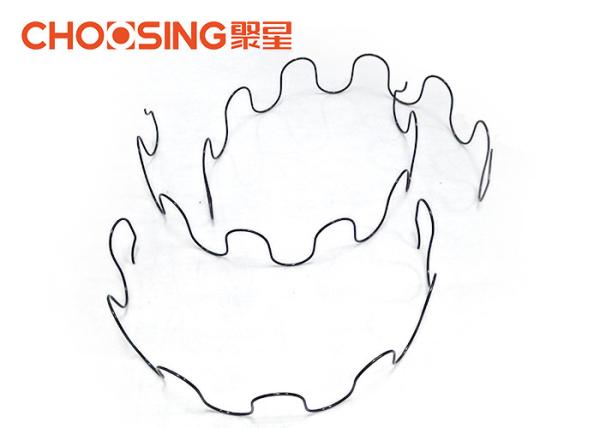 Excellent Elasticity Zig Zag Couch Springs , 25 Sinuous Wire Springs Round Shaped