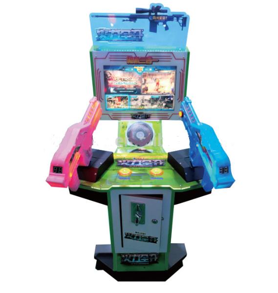 Indoor Ultra Firepower Commercial Gaming Machines , 3 In 1 Simulator Custom Arcade Machines