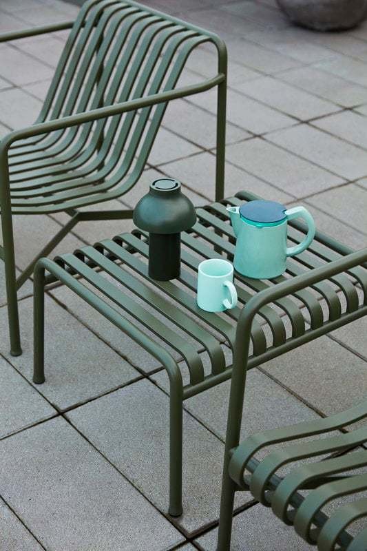 AJUNION Metal Outdoor Furniture Backyard Patio Chair Minimalist Steel Lounge Chair for Garden