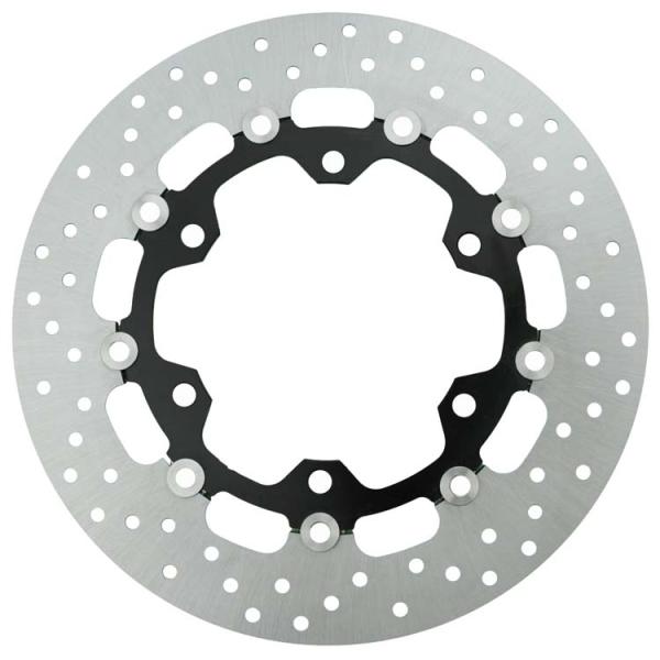 Customized Front 300mm Brake Disc for Hyosung GV 650 Aquilia in Natural Color Black