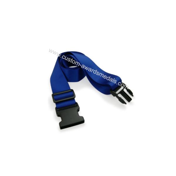 Promotional Polyester Luggage Belt, Suitcase Beltswith Plastic Buckle And Adjustable Clip