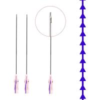les fils lisses de Pdo de dent de 3d 4d 6d 19g soulèvent la grande V ligne W L type aiguille du nez