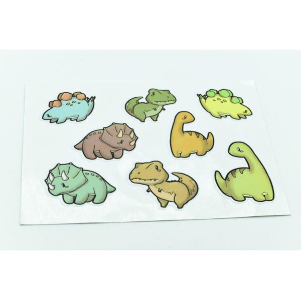 Oil Proof Dinosaur PVC Vinyl Stickers For Scrapbook