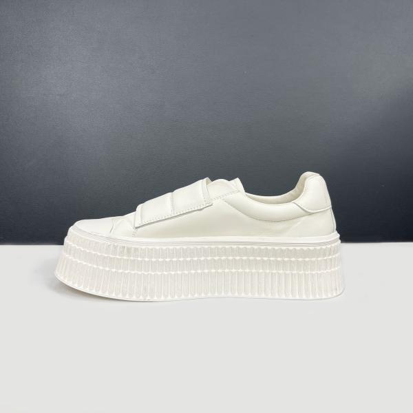 Women casual canvas fashion simple high shoes comfort white rubber outsole