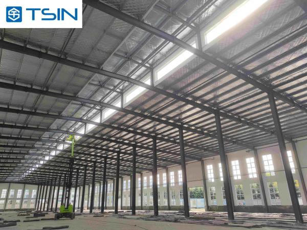 Almacén de acero prefabricado Q235B Q355B para estándares de acero estructural