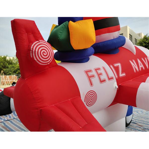 Inflatable Christmas Santa Claus Air Blown/Flying Airplane  Inflatable advertising signs