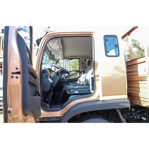 Подержанные китайские грузовые грузовики Foton грузовик Золотой цвет 6 * 2 Плоская коробка загрузка 18 тонн