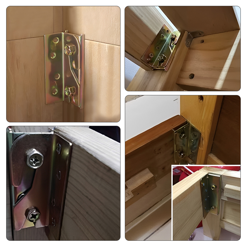 High Quality Multi-Functional Sectional Connector for Beds Sofas Iron Furniture Hardware Hinge for Bedroom Contemporary Design