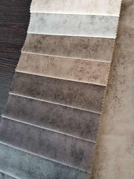 Upholstery Leather Sofa Fabric Flame Retardant With DOT Style