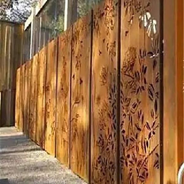 Rust 2mm Corten Steel Decorative Panels Polished