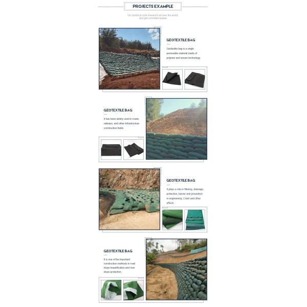 Полиэстер не сплетенное Geotube Eco Geobags Geotextile морской дамбы дружелюбное