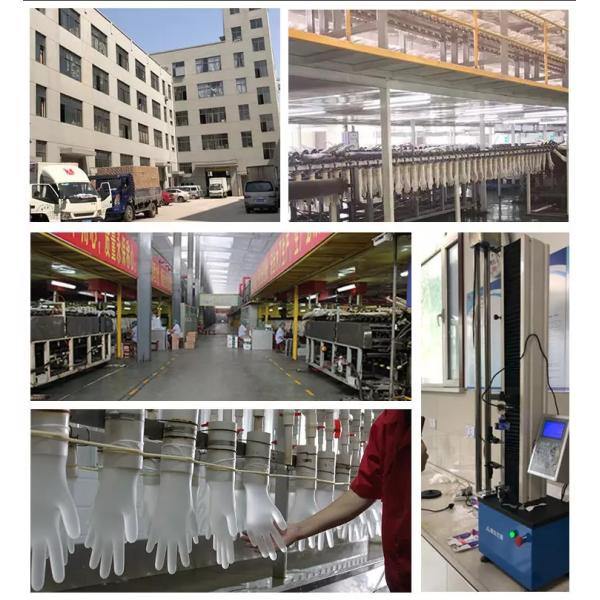 Allergy Resistance Disposable Medical Gloves High Tensile Strength Non Toxic