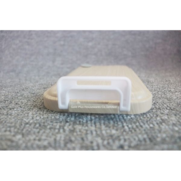 201 Stainless Steel Plastic Bento Lunch Box With 2 Compartment Wooden Style