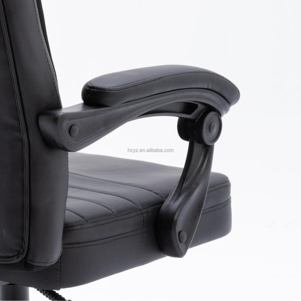 Cheaper Black Synthetic Leather Racing Gaming Chair with Backrest Adjustable 90 -180
