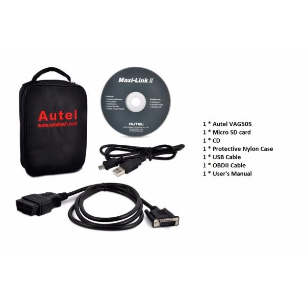 Original Autel MaxiService VAG505 Scan Tool Diagnostic OBDII Code Reader VAG505 Troubleshooter Code
