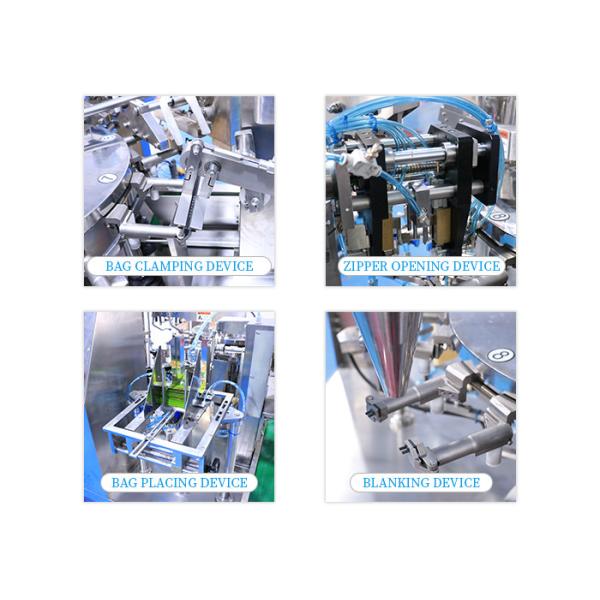 Full Automatic Doypack Packaging Machine 16-60bags/min Zipper Bag Packing Machine