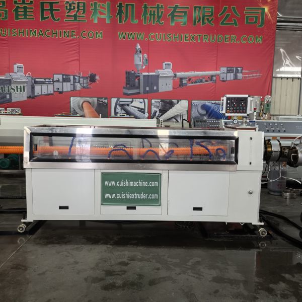 High Capacity HDPE Carbon Spiral Corrugated Cable Protection Pipe Manufacturing Line