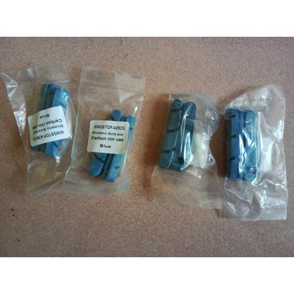 Brake Pads Cork Wood Material replacement for Carbon Rim Use with Shimano/Campgnolo Cassette promotion Blue Brown Black