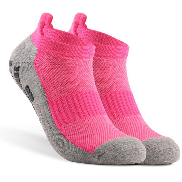 Men's Sporty Padded Ankle Soccer Socks with Regular Style and Anti Slip Grip Bottom