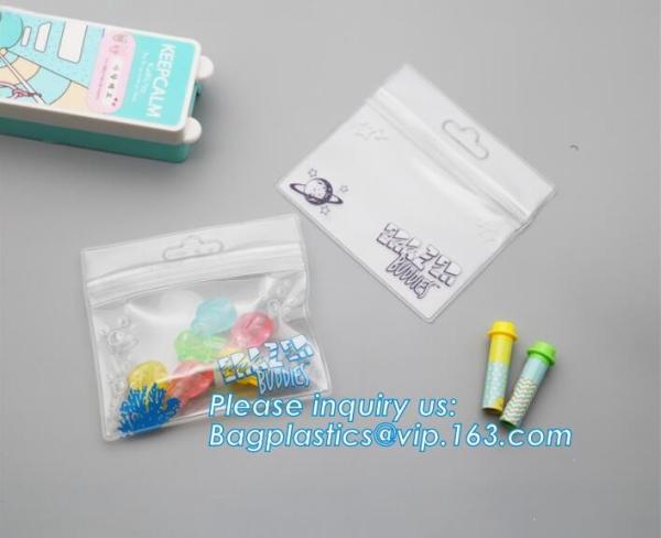 Jewelry Bag/ Jewelry Packaging PVC Oxidation Resistance Plastic Bag With Zip Portable Handbag for Makeup Tools Organize