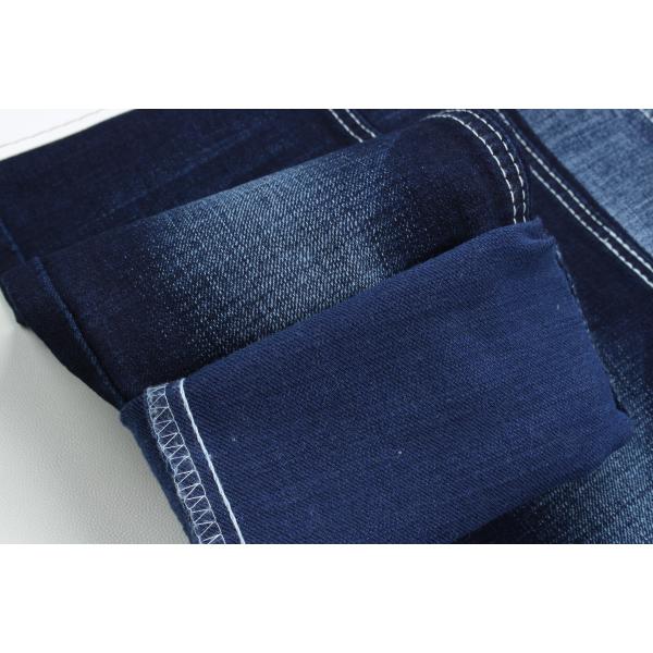 11 Oz Crosshatch Slub Denim Fabric 3/1 Weaving Dark Blue