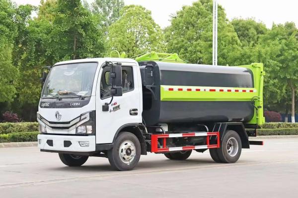 4x2 Hook Lifting Hydraulic System Arm Roll Auto Type Garbage Loading Truck Junk Truck Euro 3 4 5 6