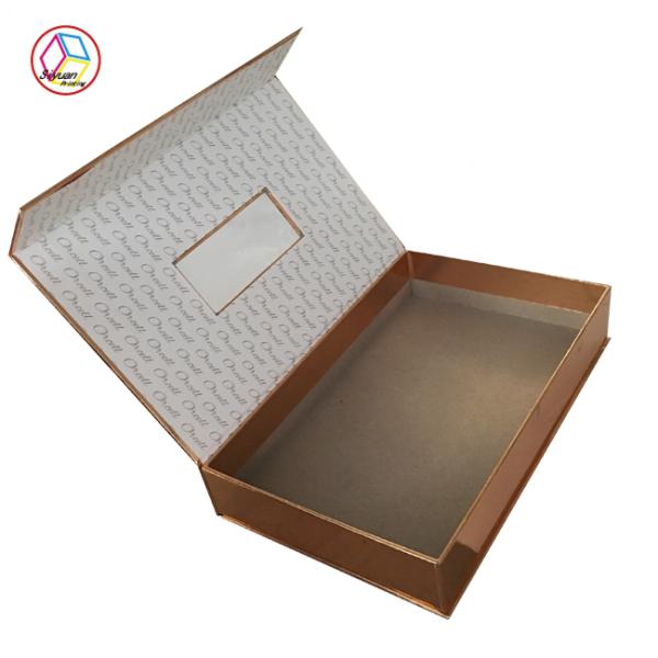 Обслуживание ОЭМ вставки цвета золота коробок макияжа бутика упаковывая пластиковое