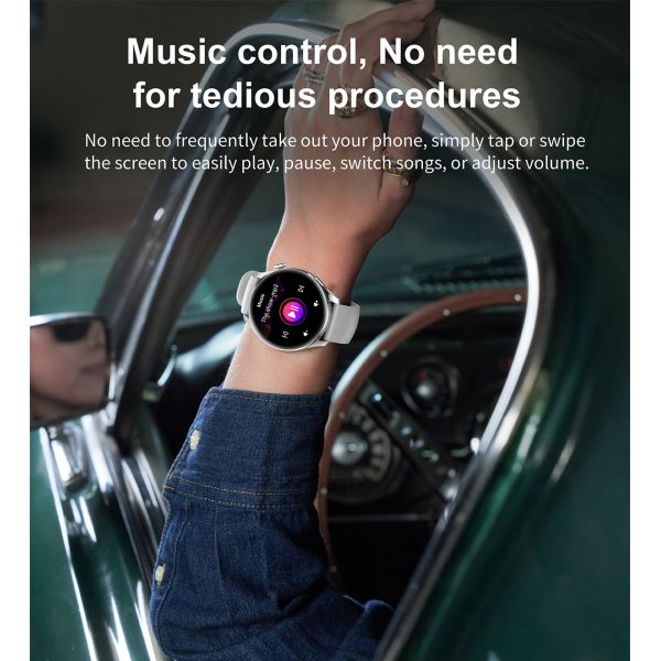 Massive Dial Downloads HW90 Smartwatch 1.53 TFT Screen High-Definition Large Screen