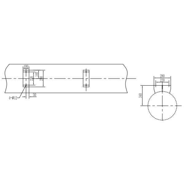 Condensing Unit Flooded Heat Exchanger , Shell And Tube Evaporator R410A Refrigerant