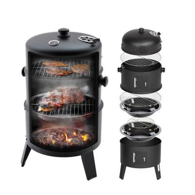 18 grade portátil de cozimento exterior 3 do carvão vegetal das grades da altura em 1 Multifunction