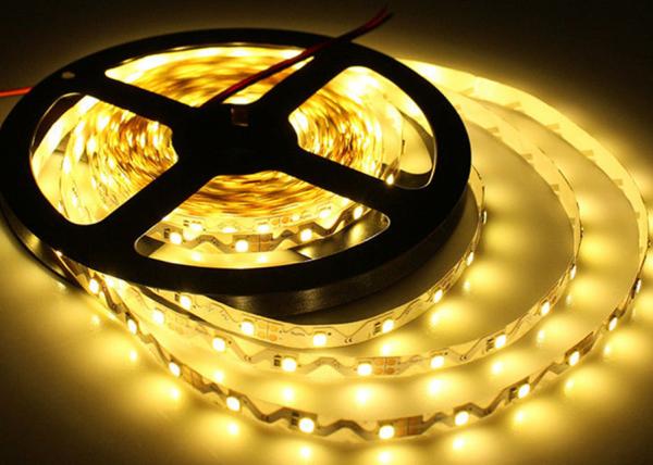Color Changing  IP20 LED Strip , Cuttable S Shape LED Strip Weather Resistant