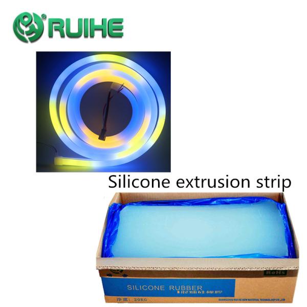 Oil Resistance Transparent Liquid Silicone Rubber / Silicone Rubber Extrusion Capabilities