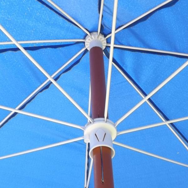 Big Sun Sea Vented Beach Umbrella , Heavy Duty Wind Resistant Beach Umbrella